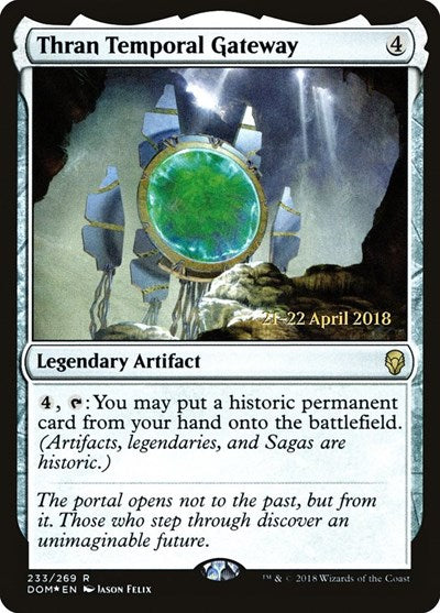 Thran Temporal Gateway (Promos: Prerelease Cards) Light Play Foil