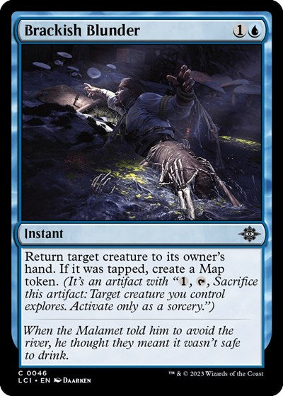 Brackish Blunder (The Lost Caverns of Ixalan) Medium Play