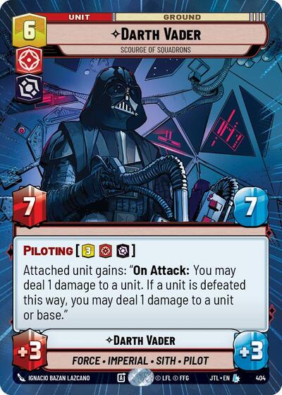 Darth Vader Scourge of Squadrons (Hyperspace) (Jump to Lightspeed) Near Mint