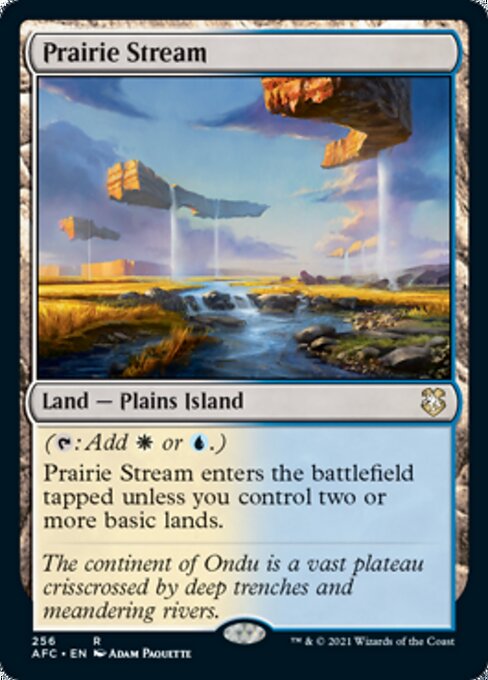 Prairie Stream (Commander 2021 Forgotten Realms) Light Play