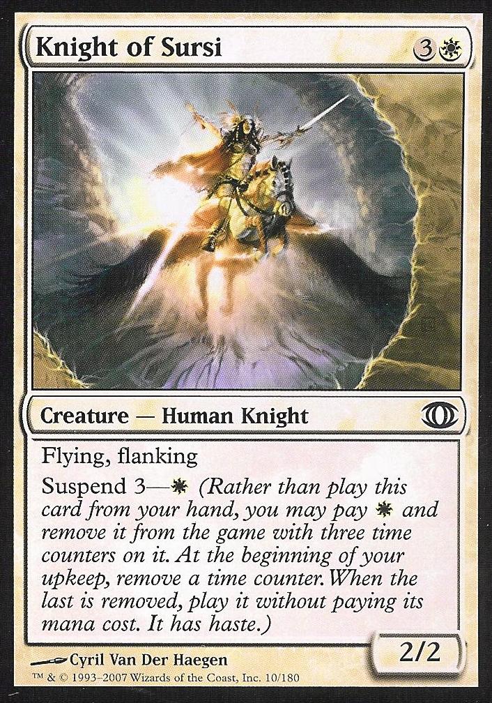 Knight of Sursi (Futuresight) Light Play