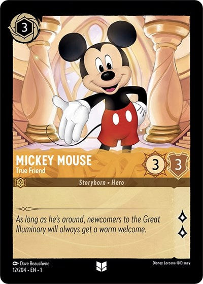 Mickey Mouse - True Friend (The First Chapter) Near Mint Cold Foil