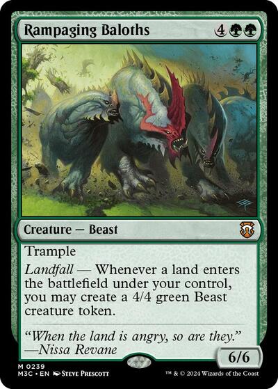 Rampaging Baloths (Commander: Modern Horizons 3) Light Play