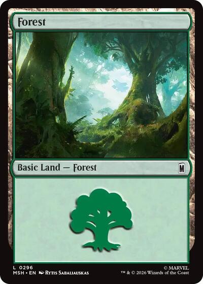 Forest (0296) (Marvel Super Heroes) Near Mint Foil