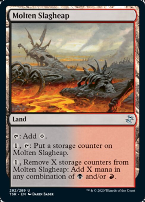 Molten Slagheap (Time Spiral Remastered) Light Play Foil
