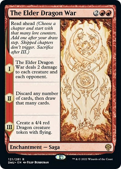 The Elder Dragon War (Dominaria United) Medium Play Foil