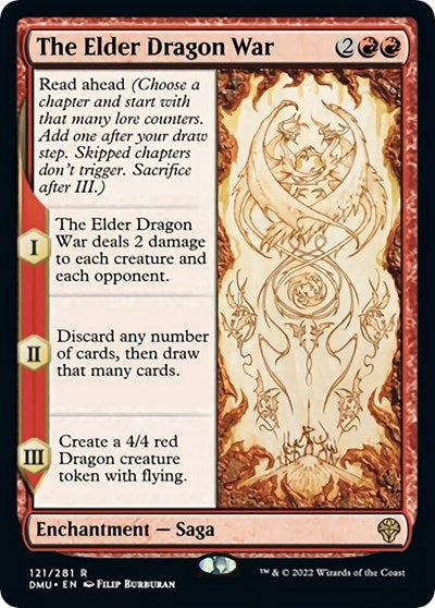 The Elder Dragon War (Dominaria United) Light Play Foil