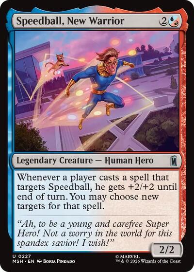 Speedball, New Warrior (Marvel Super Heroes) Near Mint Foil