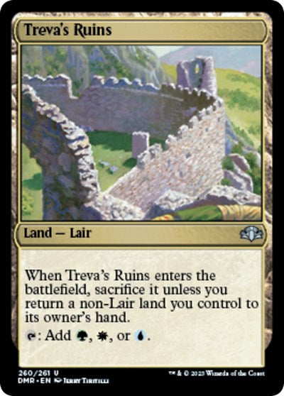 Treva's Ruins (Dominaria Remastered) Light Play