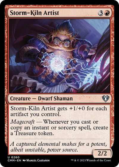 Storm-Kiln Artist (Commander Masters) Light Play