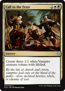 Call to the Feast (Ixalan) Light Play Foil
