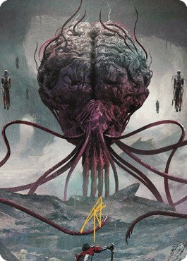 Elder Brain Art Card (Gold-Stamped Signature) (Art Series: Commander Legends: Battle for Baldur's Gate) Near Mint