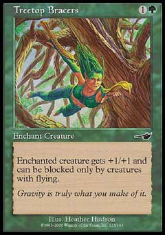 Treetop Bracers (Nemesis) Medium Play Foil