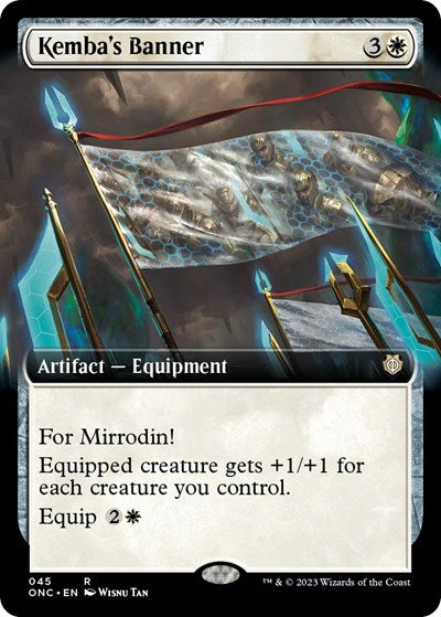 Kemba's Banner (Extended Art) (Commander: Phyrexia: All Will Be One) Light Play