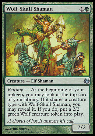 Wolf-Skull Shaman (Morningtide) Light Play Foil