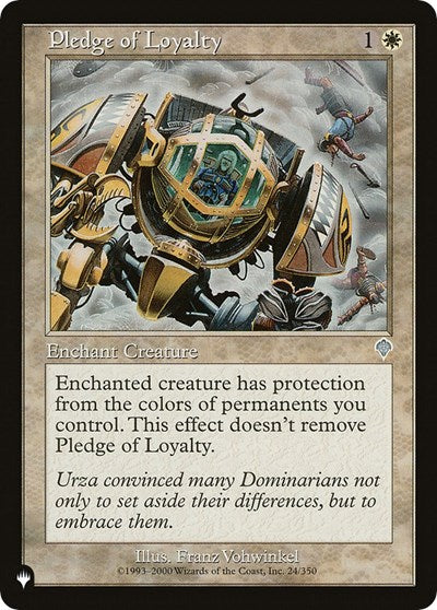 Pledge of Loyalty (The List) Light Play