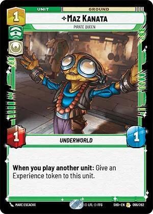 Maz Kanata Pirate Queen (Shadows of the Galaxy) Near Mint Foil