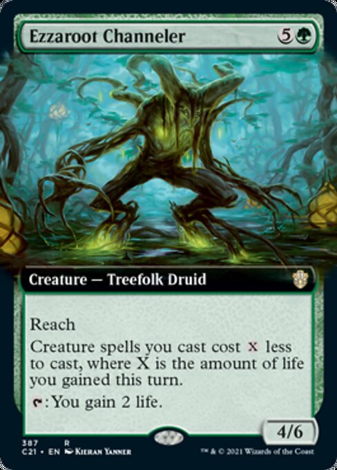 Ezzaroot Channeler (Extended Art) (Commander 2021 Strixhaven) Near Mint