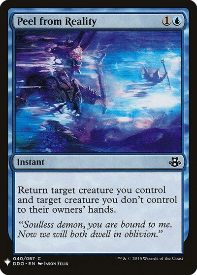 Peel from Reality (Mystery Booster) Near Mint