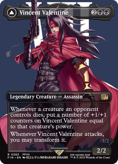 Vincent Valentine (Borderless) (Universes Beyond: FINAL FANTASY) Light Play Foil