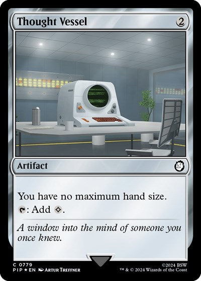Thought Vessel (Surge Foil) (Universes Beyond: Fallout) Light Play Foil