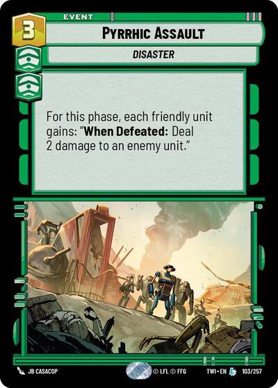 Pyrrhic Assault (Twilight of the Republic) Near Mint Foil