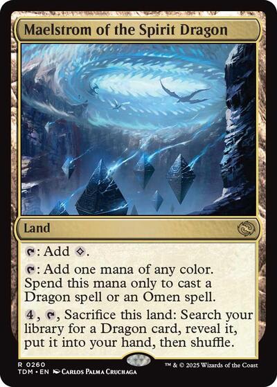 Maelstrom of the Spirit Dragon (Tarkir: Dragonstorm) Light Play Foil