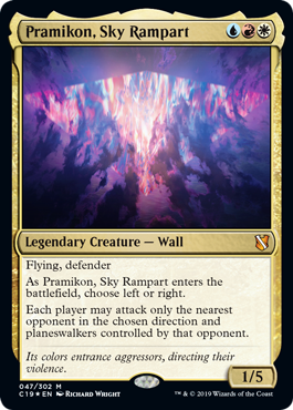 Pramikon, Sky Rampart (Commander 2019) Medium Play Foil