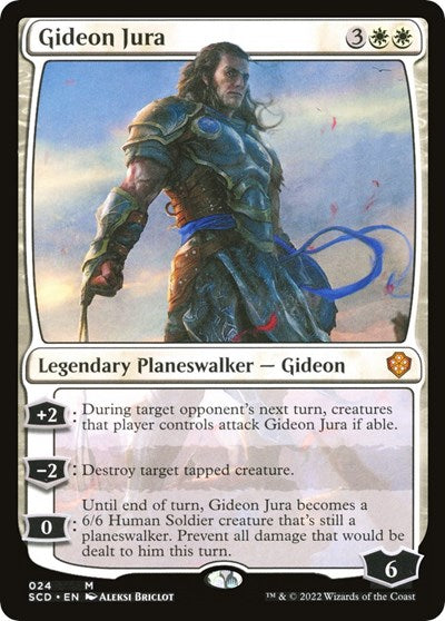 Gideon Jura (Commander 2022 Starter Decks) Light Play