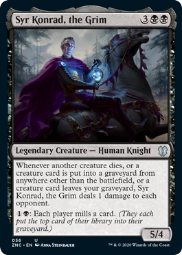 Syr Konrad, the Grim (Commander 2020 Zendikar Rising) Light Play