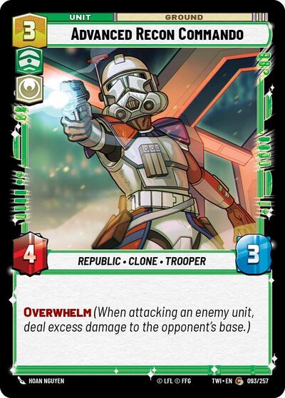 Advanced Recon Commando (Twilight of the Republic) Near Mint Foil