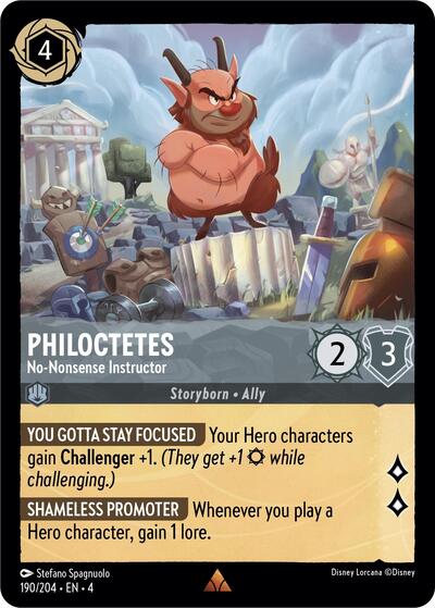 Philoctetes - No-Nonsense Instructor (Ursula's Return) Near Mint Cold Foil