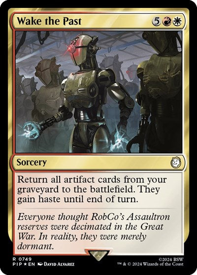 Wake the Past (Surge Foil) (Universes Beyond: Fallout) Light Play Foil