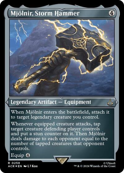 Mjolnir  Storm Hammer  Foil Etched|0|0|0.00