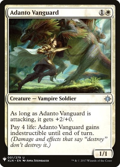 Adanto Vanguard (Mystery Booster) Damaged / Poor