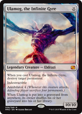 Ulamog, the Infinite Gyre (Modern Masters 2015) Near Mint Foil
