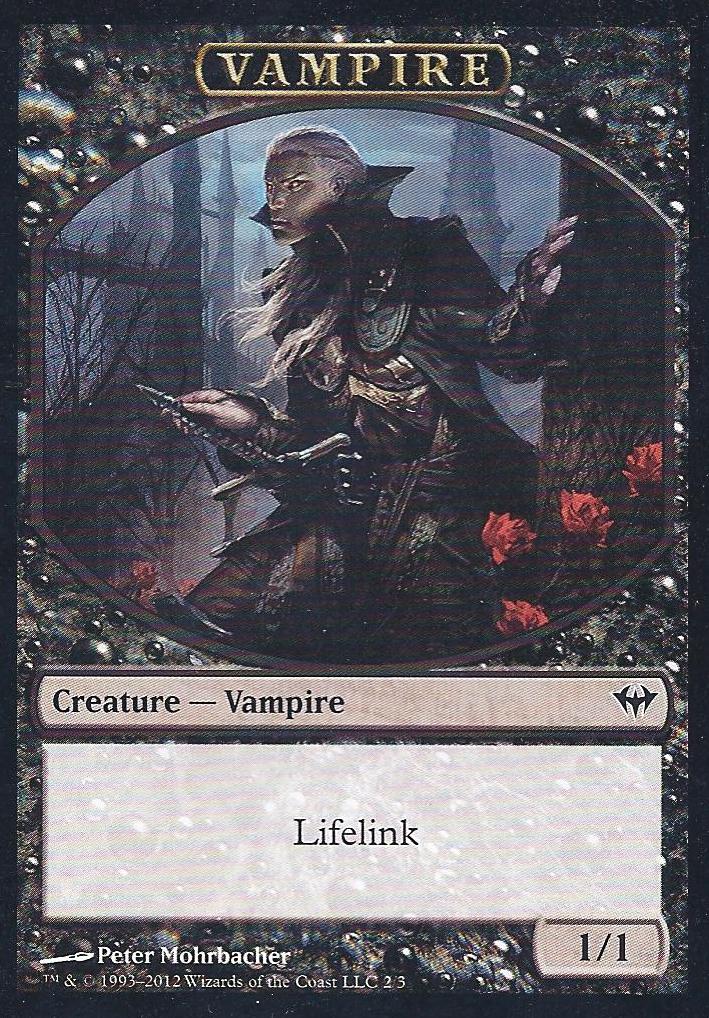 Vampire (Token) (Dark Ascension) Light Play