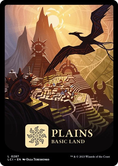 Plains (0287) (The Lost Caverns of Ixalan) Light Play