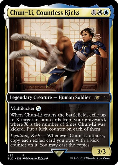 Chun-Li, Countless Kicks (Secret Lair) Light Play