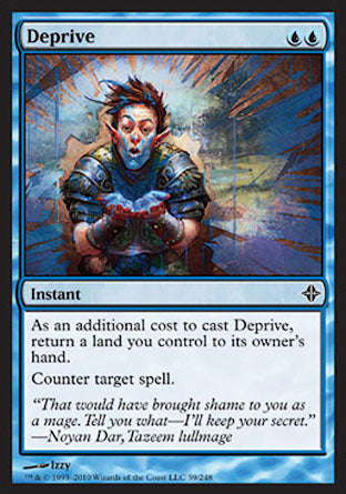 Deprive (Rise of the Eldrazi) Medium Play