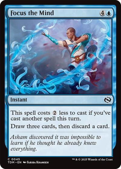 Focus the Mind (Tarkir: Dragonstorm) Medium Play