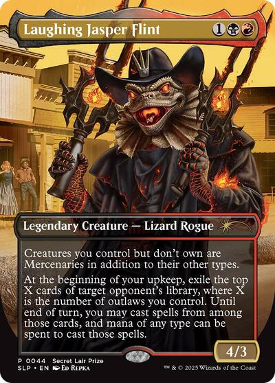 Laughing Jasper Flint (Secret Lair Showdown) Medium Play