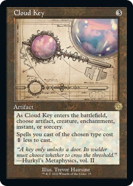 Cloud Key (Schematic) (The Brothers' War: Retro Frame Artifacts) Near Mint Foil