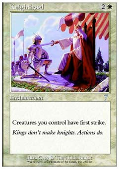 Knighthood (7th Edition) Light Play
