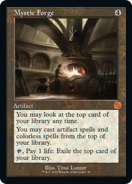 Mystic Forge (The Brothers' War: Retro Frame Artifacts) Light Play Foil