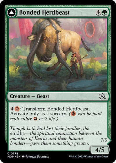 Bonded Herdbeast (March of the Machine) Near Mint Foil