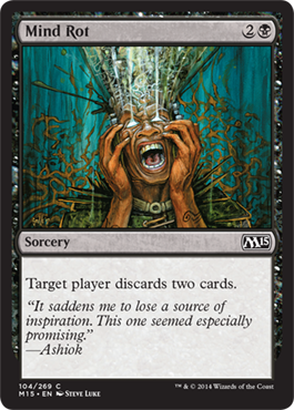 Mind Rot (Magic 2015 Core Set) Medium Play