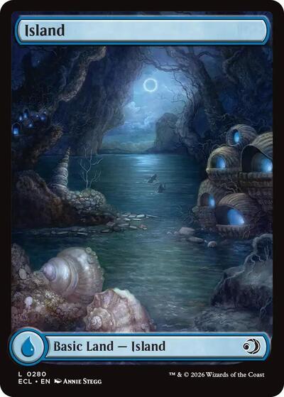 Island (0280) (Lorwyn Eclipsed) Near Mint Foil