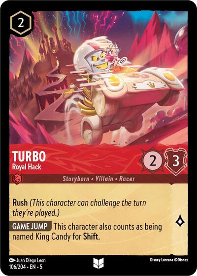 Turbo - Royal Hack (Shimmering Skies) Near Mint Cold Foil