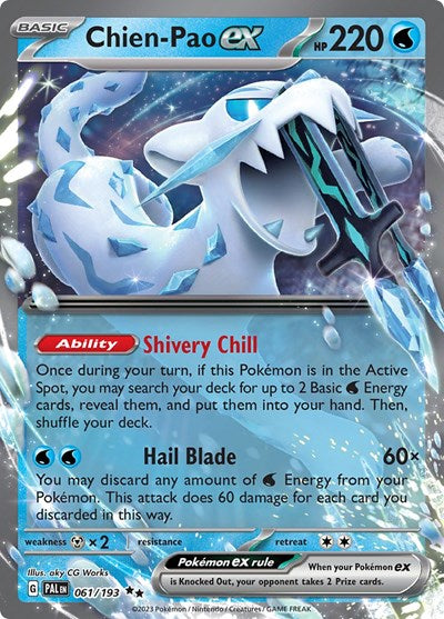 Chien-Pao ex - 061 (SV02: Paldea Evolved) Near Mint Holofoil